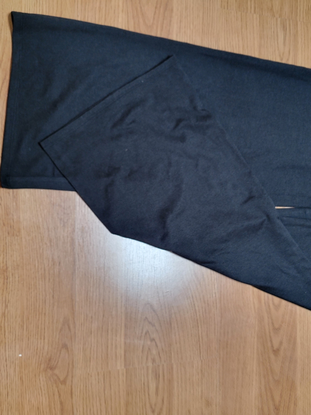 Vuori Halo Essential Wideleg Pant Black Heather - Picture 4 of 6